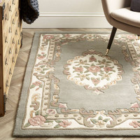 Origins Shensi Grey Aubusson Rug