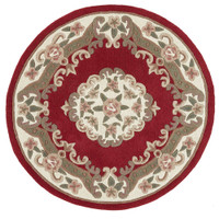 Origins Shensi Wine Aubusson Rug