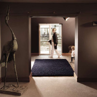 Rug Guru Maine Midnight Chunky Soft Wool Rug