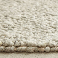 Origins La Playa Silver Wool Textures Rug