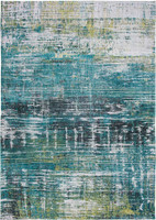 Atlantic Streaks Glen Cove 9126 Indoor Outdoor Washable Eco Rug