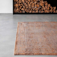 Medallion Salmon 9067 Indoor Outdoor Washable Eco Rug