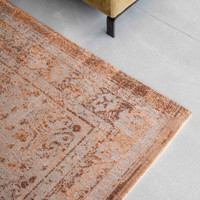 Medallion Salmon 9067 Indoor Outdoor Washable Eco Rug
