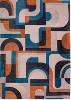 Module Nuance Camel Blue 9196 Indoor Outdoor Washable Eco Rug
