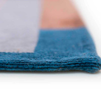 Module Nuance Camel Blue 9196 Indoor Outdoor Washable Eco Rug