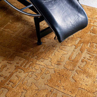 Structures Baobab Madagascar Gold 9201 Indoor Outdoor Washable Eco Rug