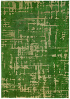 Structures Baobab Perriers Green 9202 Indoor Outdoor Washable Eco Rug
