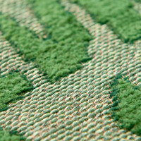 Structures Baobab Perriers Green 9202 Indoor Outdoor Washable Eco Rug