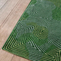 Tropical Green 9231 Meditation Coral Rug
