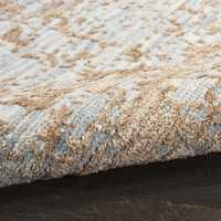 Luna Rug LUN01 Abstract Blue Mocha