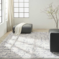 Calvin Klein Rug CK009 Blue Sculptural
