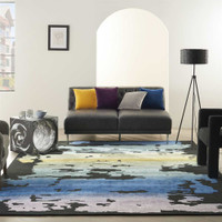 Prismatic PRS23 Black Multi Wool Rug