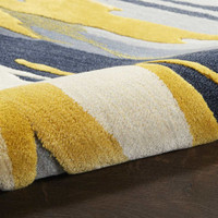 Prismatic PRS24 Grey Gold Wool Rug