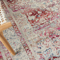 On Sale Vintage Kashan Red Ivory VKA07 Rug 71x244cm