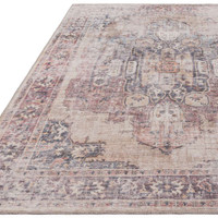 Red Cream Persian Washable Rug Kaya Lila KY12 120x170cm