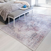 Red Cream Persian Washable Rug Kaya Lila KY12 120x170cm
