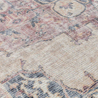 Red Cream Persian Washable Rug Kaya Lila KY12 120x170cm