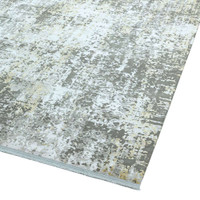 Olympia OL06 Grey Green Abstract Modern Rug Sample