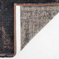 Medallion Mineral Black 8263 Indoor Outdoor Washable Eco Rug