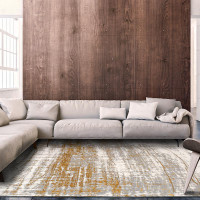 Griff Columbus Gold 8419 Indoor Outdoor Washable Eco Rug