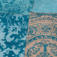 Vintage Rug Multi 8105 Turquoise