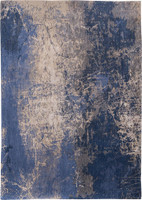 Mad Men Cracks Abyss Blue 8629 Indoor Outdoor Washable Eco Rug