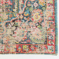 Bakhtiari Janiserry Antique 8712 Indoor Outdoor Washable Eco Rug