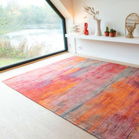 Atlantic's Monetti 9116 Hibiscus Red Rug