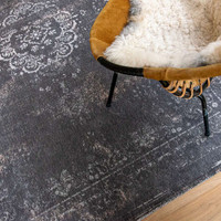 Medallion Stone Grey 9148 Indoor Outdoor Washable Eco Rug