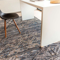 Kilim Black Rabat 9113 Indoor Outdoor Washable Eco Rug