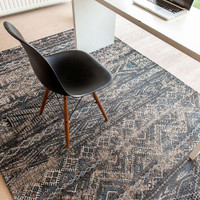 Kilim Black Rabat 9113 Indoor Outdoor Washable Eco Rug