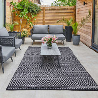 Jazz Indoor Outdoor JAZ03 Grey Rug by Concept Looms