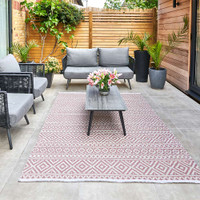 Jazz Indoor Outdoor JAZ05 Rose Rug by Concept Looms