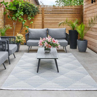 Jazz Indoor Outdoor JAZ08 Blue Rug by Concept Looms