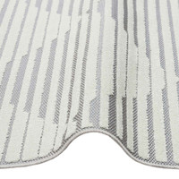 Jazz Indoor Outdoor JAZ10 Silver Rug by Concept Looms