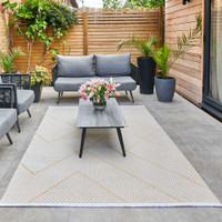 Jazz Indoor Outdoor JAZ15 Amber Rug by Concept Looms