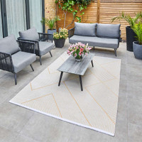 Jazz Indoor Outdoor JAZ15 Amber Rug by Concept Looms