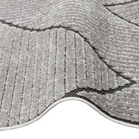 Jazz Indoor Outdoor JAZ16 Grey Black Rug by Concept Looms