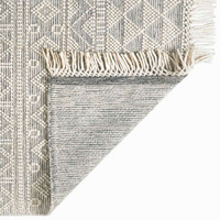Anya Anya01 Natural Flatweave Geo Rug