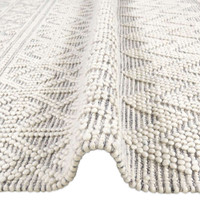 Anya Anya01 Natural Flatweave Geo Rug