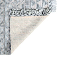 Anya Anya01 Duck Egg Flatweave Geo Rug