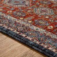 Sarouk Traditional Red Rug 8022E
