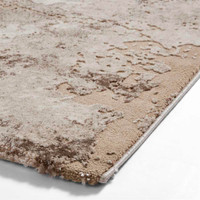 Abstract Beige Silver Rug Florence 50032