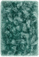 Ultra Thick Plush Shaggy Rug Ocean Green