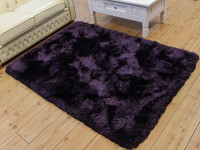 Ultra Thick Plush Shaggy Rug Purple