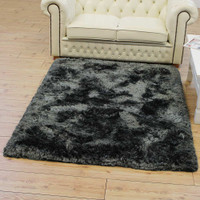 Ultra Thick Plush Shaggy Rug Slate Grey