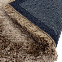Ultra Thick Plush Shaggy Rug Taupe Beige