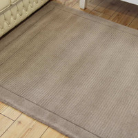 Taupe SM Large wool plain