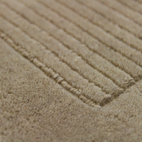 Beige SM Large wool plain rugs