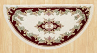 Royal Aubusson Cream Red Rug